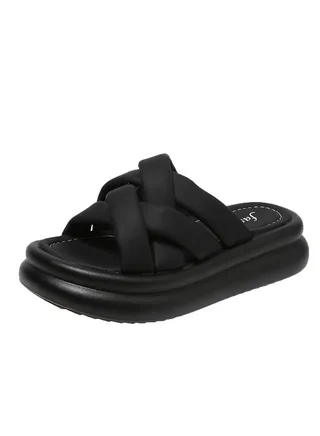 Summer New Fashion Platform Casual Slippers 