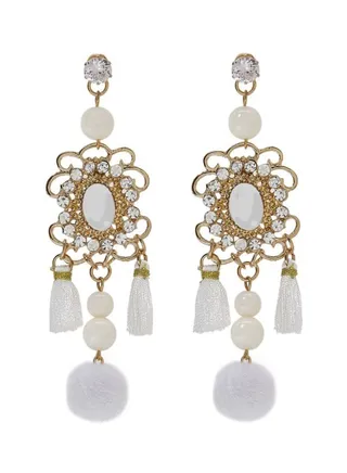 Chandelier Design Tassel Earrings 