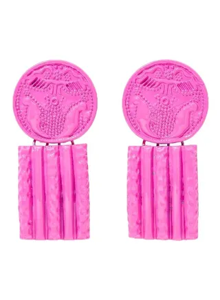 Patterned Dangle Earrings 
