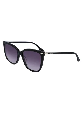 Full Rim Acetate Modified Rectangle Calvin Klein Sun Ck22532S 5616 (001) Black 