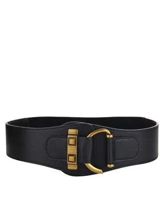 Women Belt Black 