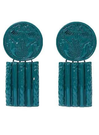 Patterned Dangle Earrings 