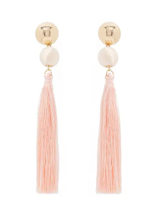 Thread Tassel Earrings 