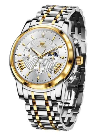 Watches For Men Stainless Steel Quartz Water Resistant Watch 