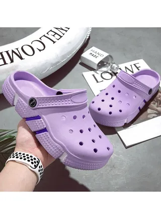 Wear Non Slip Lightweight Perforated Shoes For External Wear 