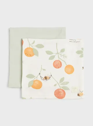 2-Pack Cotton Comfort Blankets-40X40