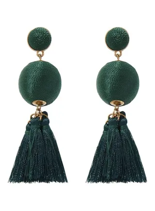 Thread Tassel Earrings 