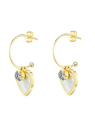 Women's Stainless Steel Gold Earrings - LC.E.01077.120 