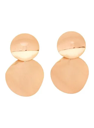 Stone Studded Design Dangle Earrings 