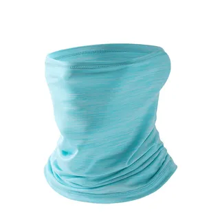 Moisture Wicking Cycling Neck Gaiter Light Blue 