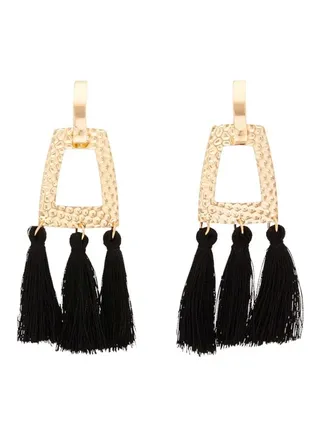 Geometric Design Dangle Earrings 