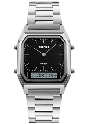 Watches for Men Stainless Steel Water Resistant Multifunctional Watch 1220 