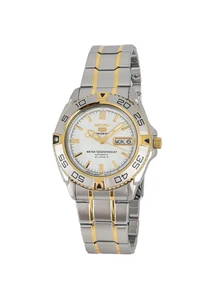 Men's Self-Winding Round Shape Stainless Steel Analog Wrist Watch 38 mm - 2-Tone - SNZB24J1 