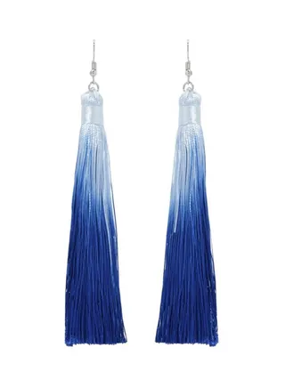 Two Tone Tassel Earrings 