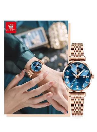 Watches for Women Stainless Steel Quartz Water Resistant Analog Watch 32mm 5536 
