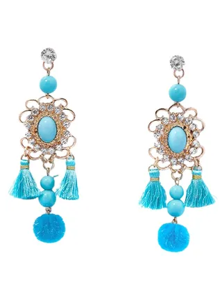 Chandelier Design Tassel Earrings 