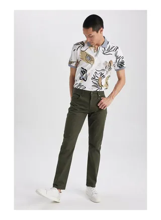 Man Extra Slim Fit Chino Trousers 