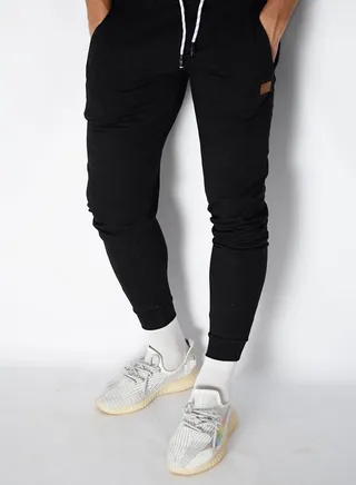 Cotton Casual Sweatpants Black 