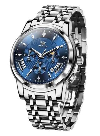 Watches for Men Stainless Steel Quartz Water Resistant Watch 2892 