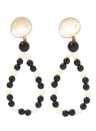 Designer Beaded Dangle Earrings 