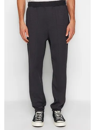 Sweatpants - Gray - Loose jogger 