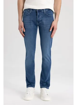 Man Slim Fit Denim Trousers 