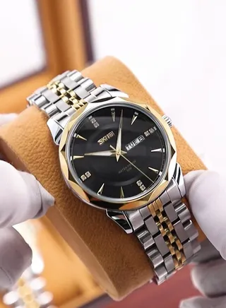 Men's Quartz Stainless Steel Water Resistant Watch 9268 