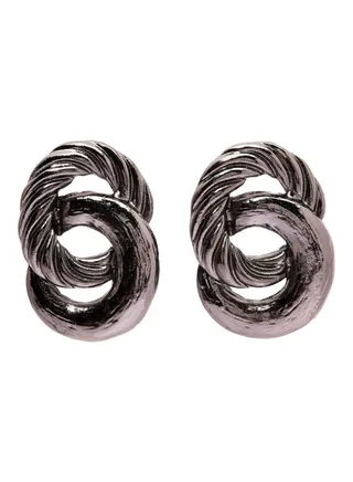 Tangled Hoops Dangle Earrings 