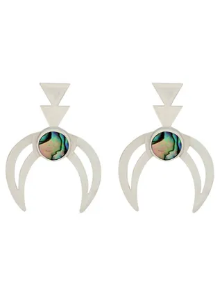 Hala Silver Earrings 