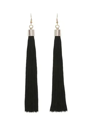 Metal Tassel Dangle Earrings 