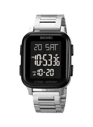 Men's Fashion Outdoor Sports  Multifunction Alarm 5Bar Waterproof Digital Watch  1859 