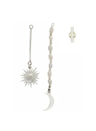 Peggy Silver Earrings Pearl 