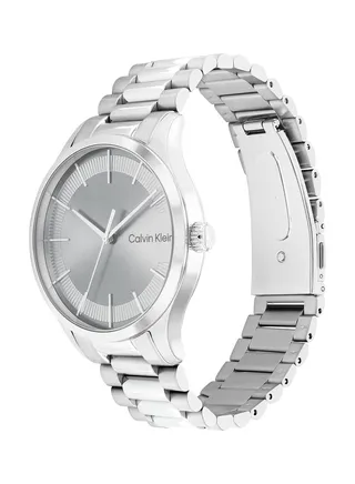 Analog Round Waterproof  Wrist Watch With Stainless Steel 25200036 
