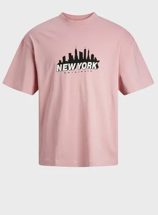 Printed Crew Neck T-Shirt 