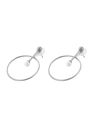 Women's Stainless Steel Silver Earrings - LC.E.01074.330 