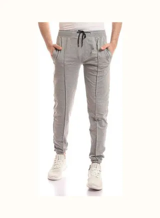 Casual Basic  Mid-Rise Sweatpants Grey 