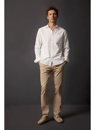 Man Regular Fit Chino Chino Trousers 