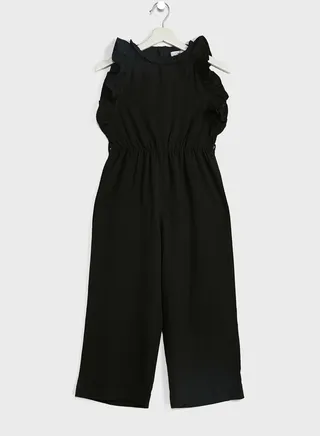 Ruffled Sleeve Jumpsuit