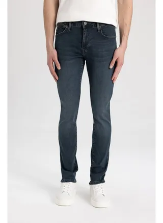 Man Slim Fit Denim Trousers 