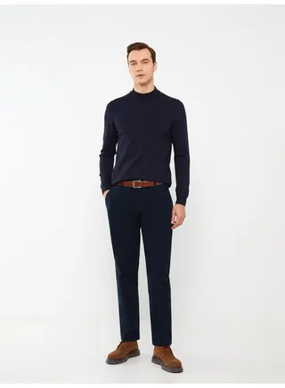 Standard Fit Dobby Weave Men's Trousers 