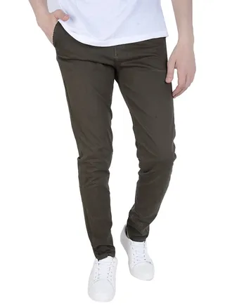Solid Chino Pants Green 