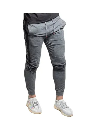 Cotton Casual Sweatpants Dark Grey/Black 