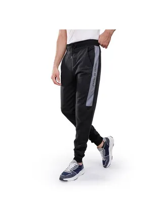 Coup SweatPants For Men - Regular Fit - Black & Grey 