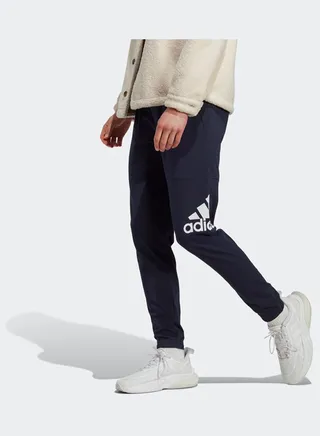 Essentials Single Jersey Tapered Badge Of Sport Joggers 