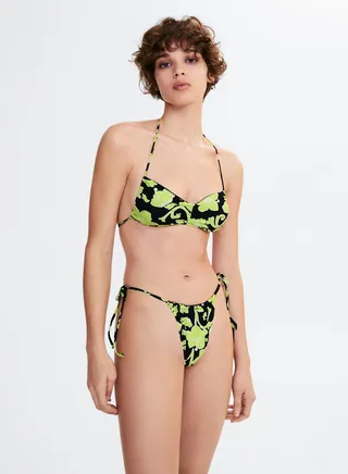 Printed Bikini Bottom 