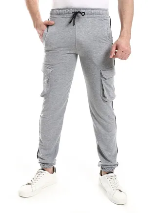 Mens Solid Cargo Pants 