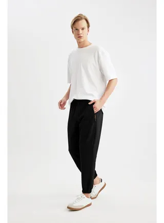 Man Regular Fit Knitted Trousers 