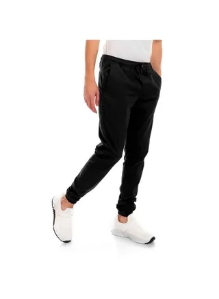 Side Zipped Pockets  Pants Black 