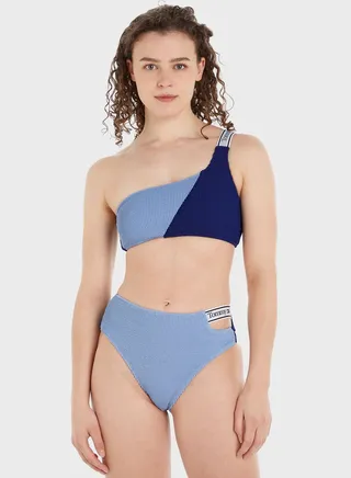 Color Block Bikini Top 