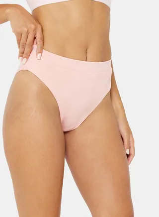 High-Waist Swim Bottoms 